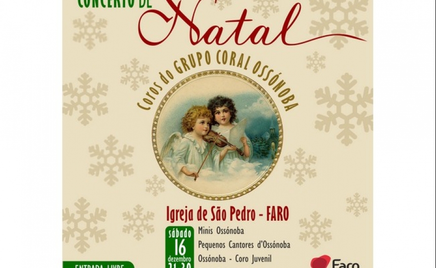 CONCERTO DE NATAL REÚNE 4 COROS DO GRUPO CORAL OSSÓNOBA