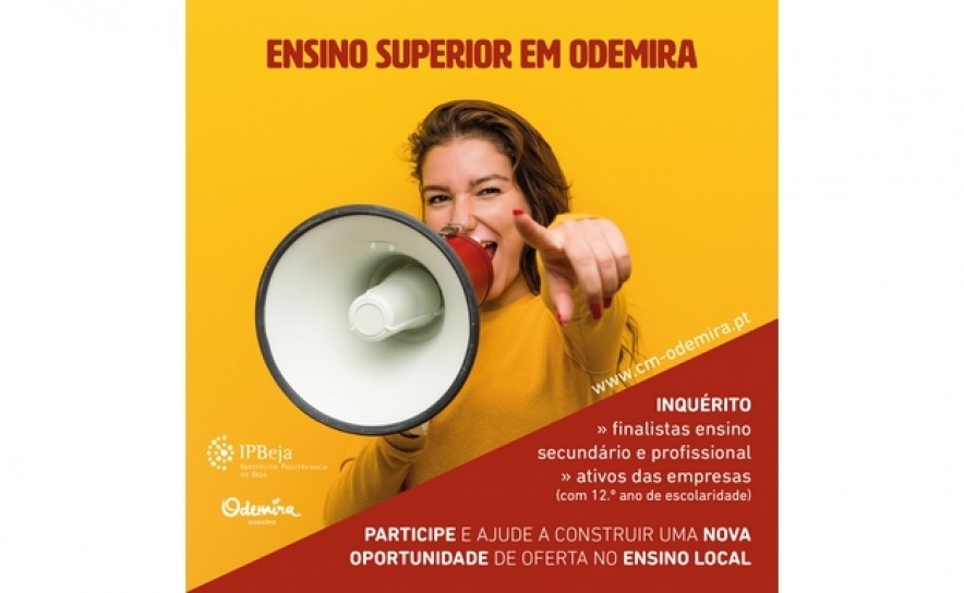 INQUÉRITO SOBRE ENSINO SUPERIOR EM ODEMIRA 