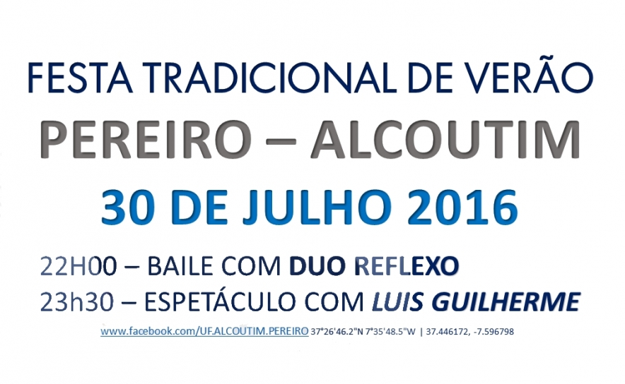 Festa de Verão no Pereiro – Alcoutim