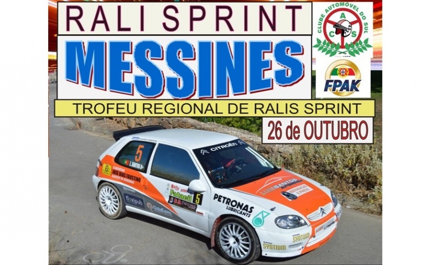 SB MESSINES RECEBE RALI SPRINT DE MESSINES A 26 DE OUTUBRO