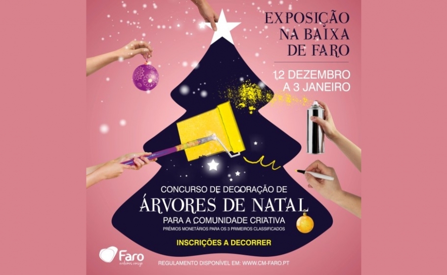 Baixa de Faro | Concurso decoração de árvores de Natal