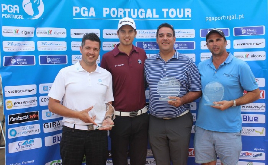 A equipa campeã do Pro-Am: Ricardo Bruno, Vítor Lopes (amador de alta competição), Paulo Francisco e Júlio Pires