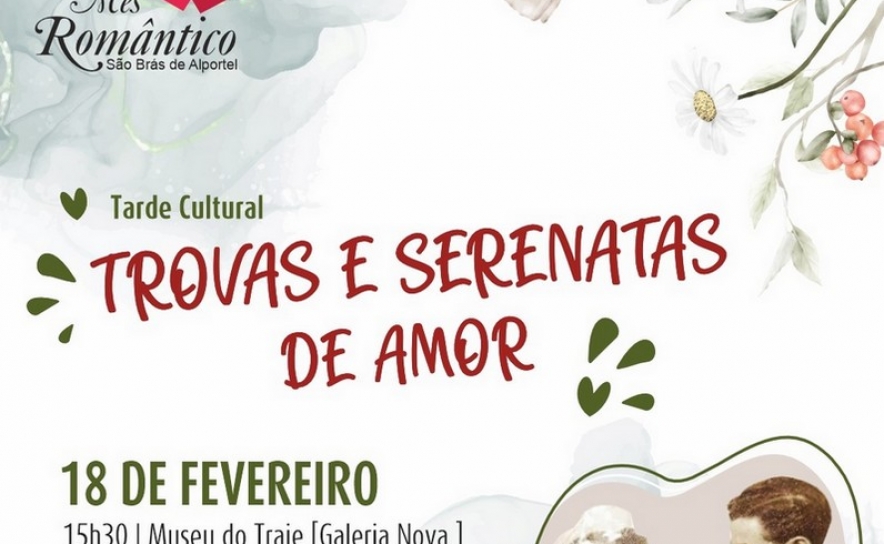 EM SÃO BRÁS DE ALPORTEL,  O MUSEU DO TRAJE VAI SER INVADIDO PELO  «TROVAS E SERENATAS DE AMOR» NO PRÓXIMO DOMINGO