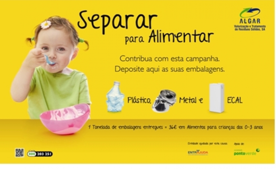 A ALGAR e o Bike Team de Tavira unidos na campanha  “Separar para Alimentar”. 