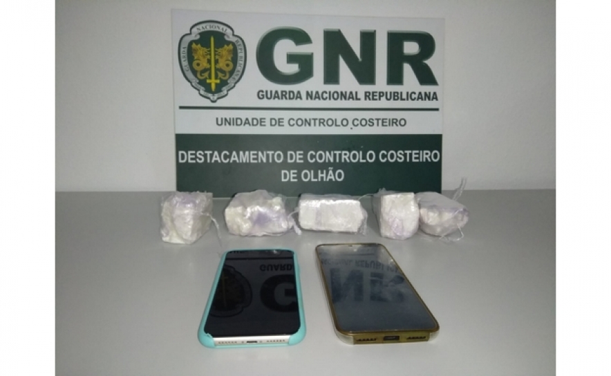 Rio Guadiana – Detidos em flagrante com 2 500 doses de cocaína