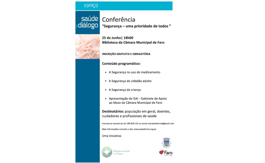 BIBLIOTECA MUNICIPAL DE FARO RECEBE CONFERÊNCIA SOBRE SEGURANÇA 