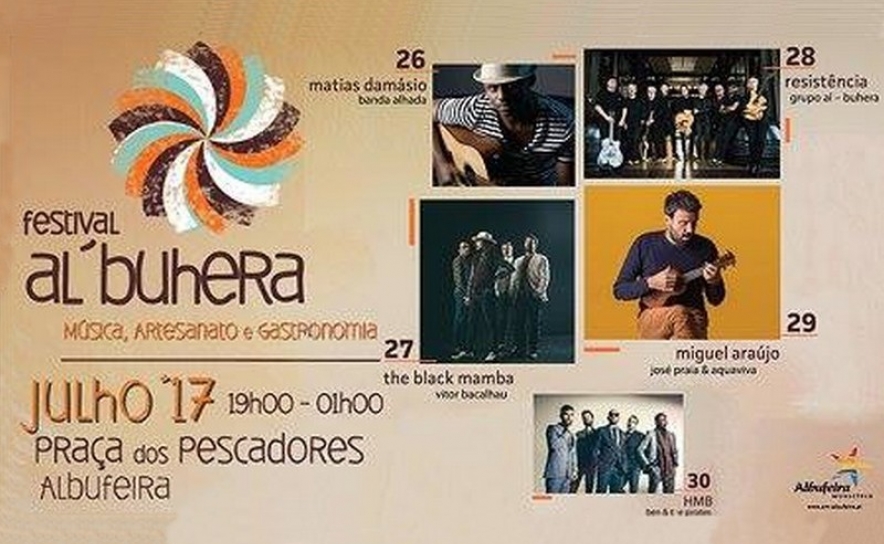 AL-BUHERA ARRANCA NA PRÓXIMA QUARTA-FEIRA COM CARTAZ MUSICAL DE LUXO