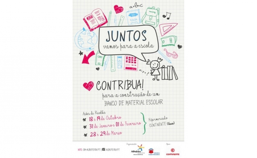 ALBUFEIRA CRIA BANCO DE MATERIAL ESCOLAR