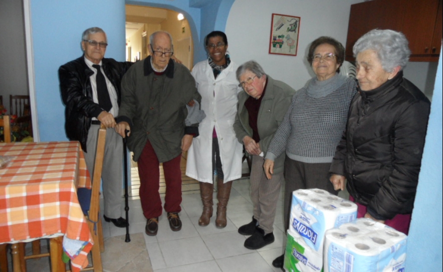 Entrega na Associação Esperança e Paz