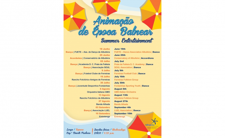 Município de Albufeira aposta em artistas locais para a animação de Verão