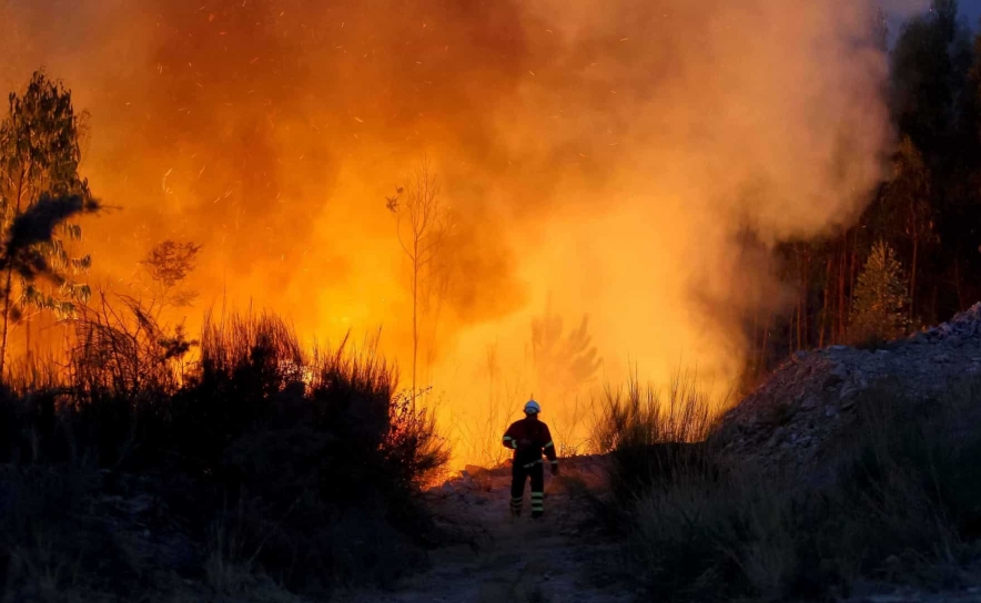 Incêndios: Vinte e nove concelhos de cinco distritos em risco máximo