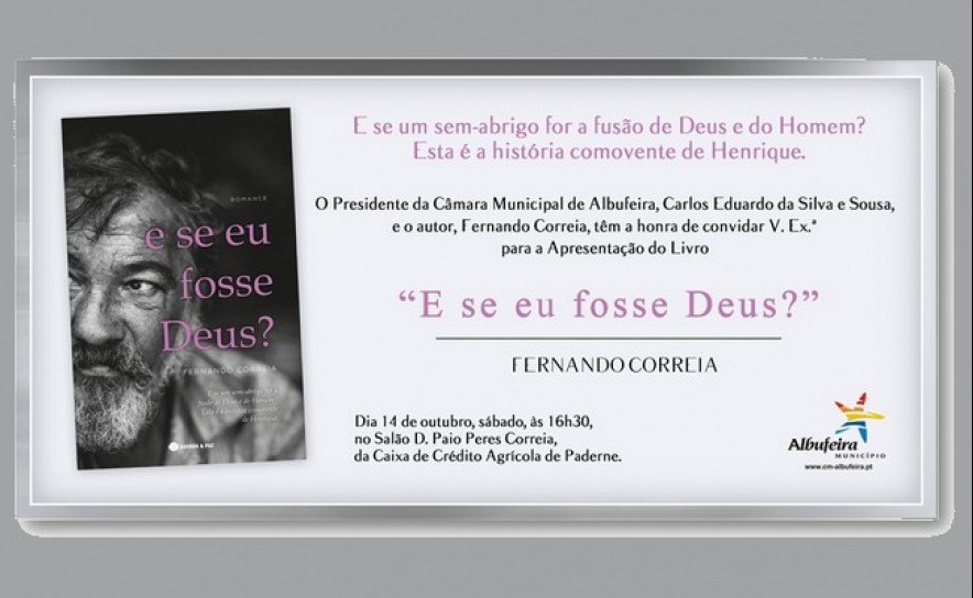 FERNANDO CORREIA APRESENTA LIVRO EM PADERNE
