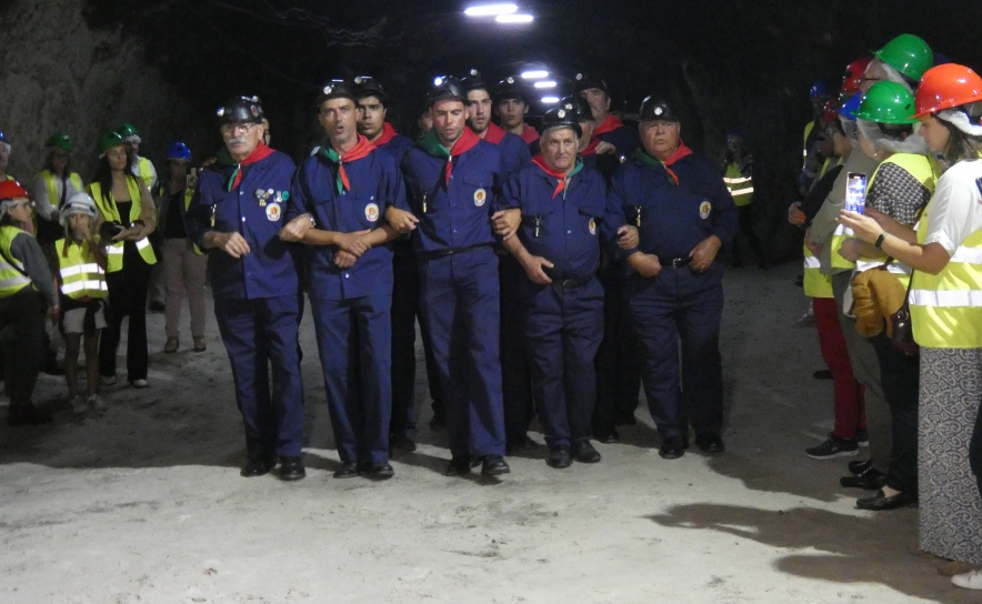  Atuação do Coro Alentejano dos Mineiros de Aljustrel