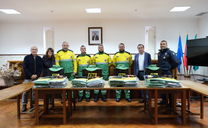 Município de São Brás de Alportel entrega novos equipamentos de proteção individual aos Sapadores Florestais