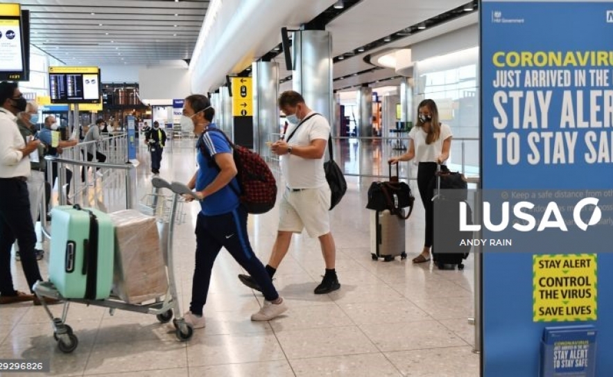 Corredor aéreo entre Portugal e Reino Unido reabre no sábado 