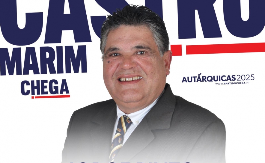 Autárquicas: Jorge Pinto candidata-se pelo Chega à Câmara de Castro Marim