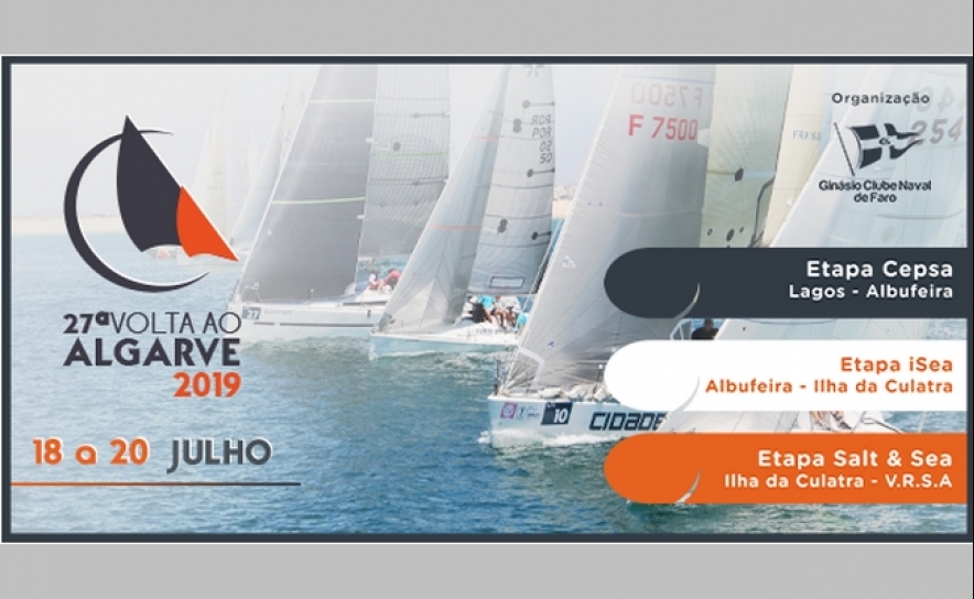 A Volta ao Algarve à Vela decorre entre 18 e 20 de julho, com paragens em Lagos, Albufeira, Olhão e Tavira