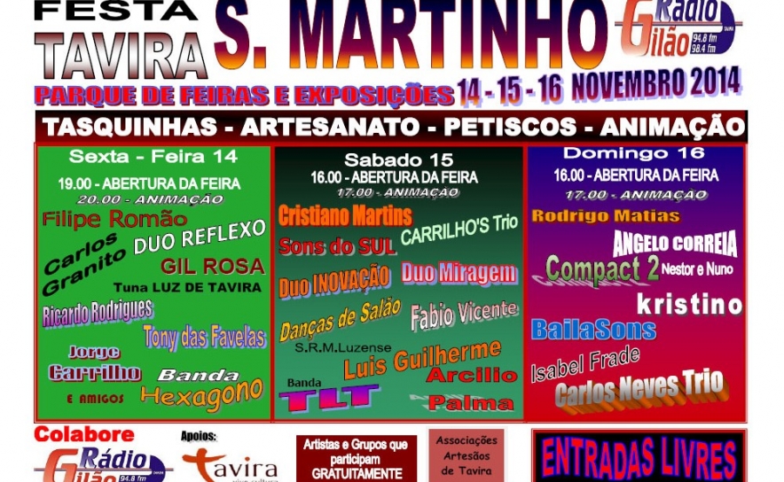 Comemoração do São Martinho no Parque de Feiras e Exposições de Tavira