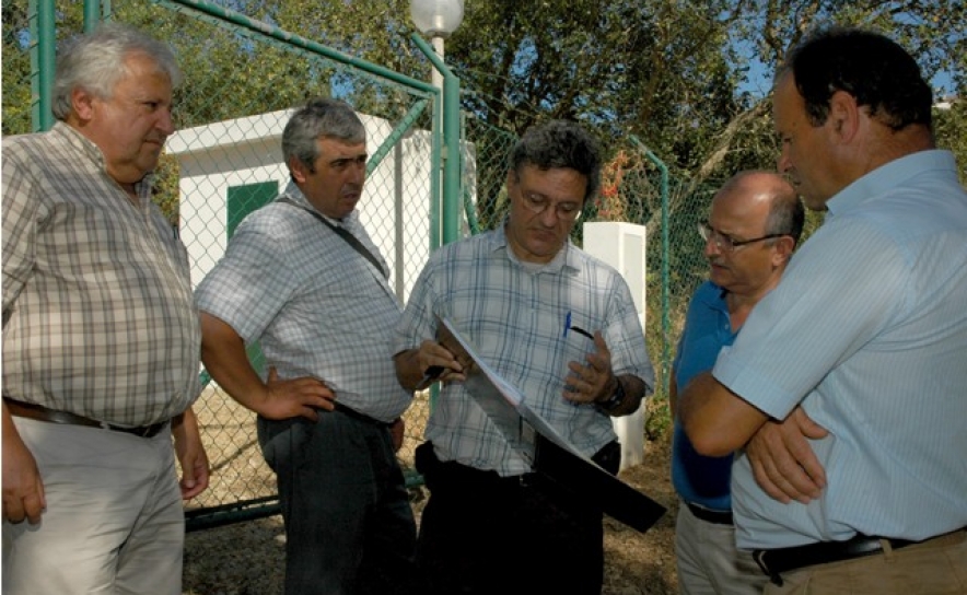 Visita a ETAR do Barranco do Velho Freguesia de Salir