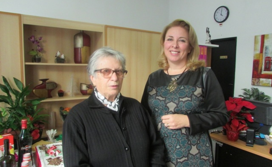 Dir. Nathalie Dias e D. Maria Antónia Rocheta