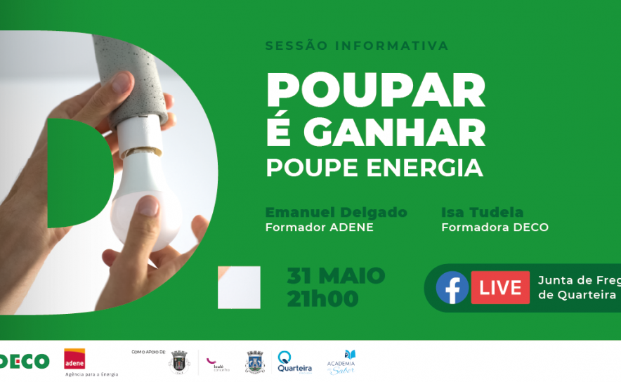 Junta de Freguesia de Quarteira promove sessão informativa sobre poupança de energia