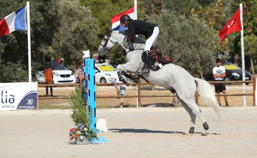 António Matos Almeida com Nikel de Presle GP 140m