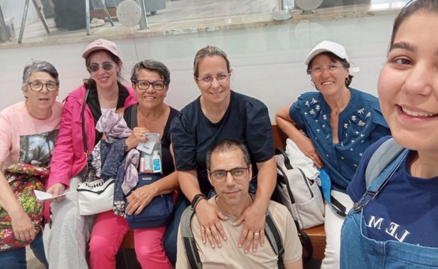 O grupo da paróquia do Parchal