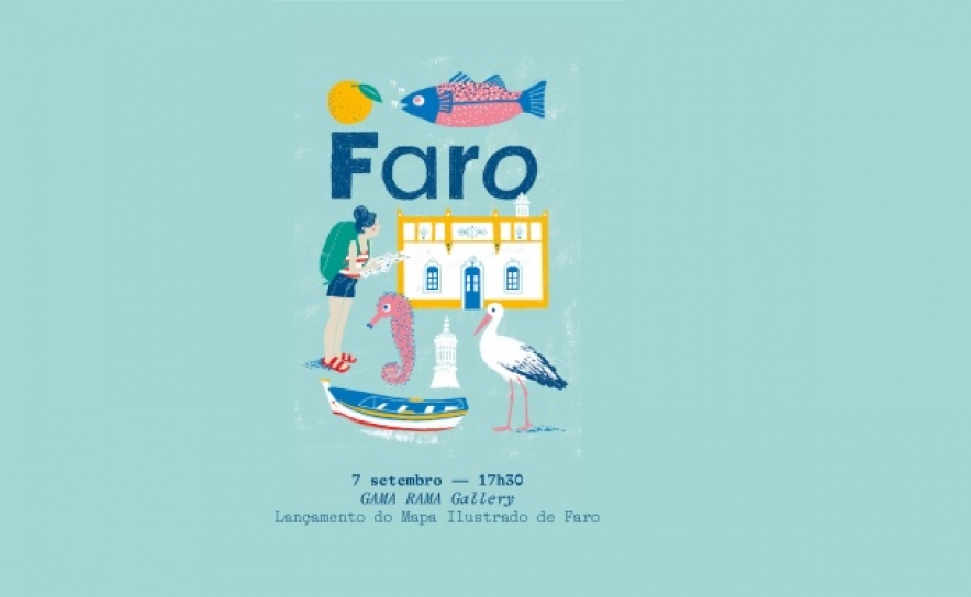 Novo mapa ilustrado de Faro é desvendado no Dia da Cidade