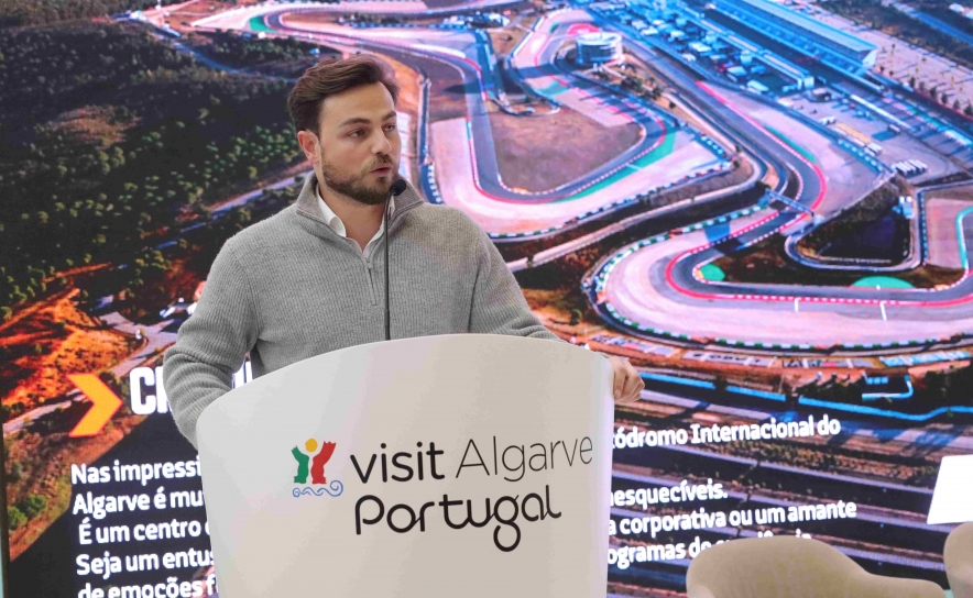 O potencial das infraestruturas de referência internacional de Portimão em destaque na BTL 2026, com o Autódromo Internacional do Algarve