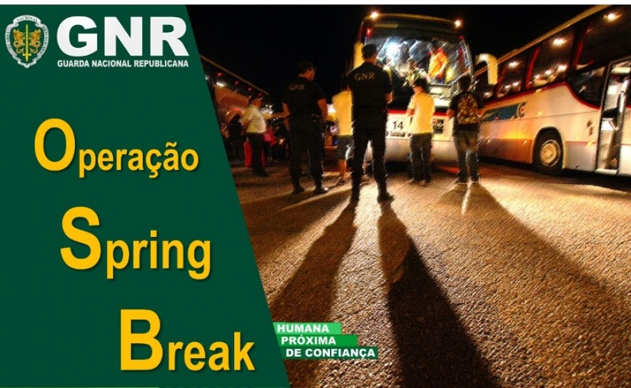 GNR fiscalizou 12.280 alunos na primeira fase da operação «Spring Break»