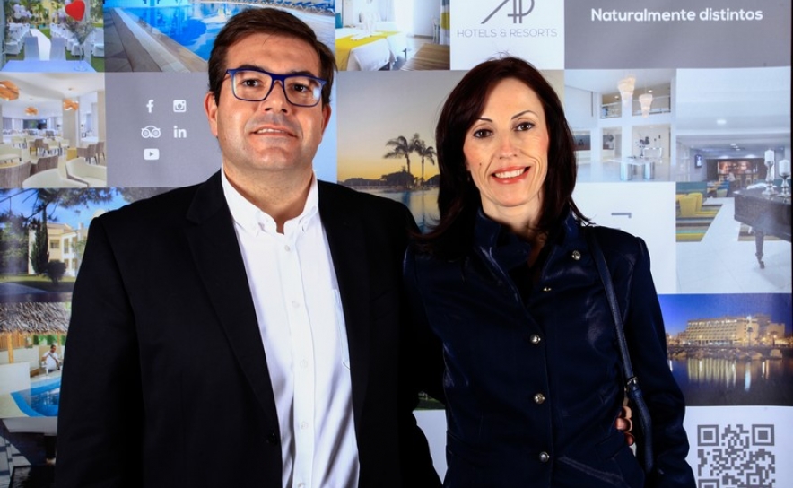 Paulo Santos, vice Presidente da Câmara de Faro e a mulher Sandra Ramos