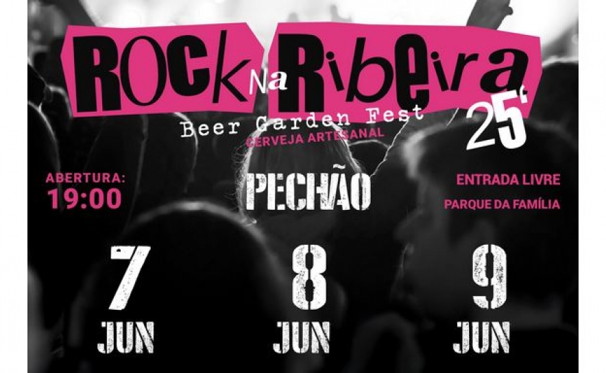 Rock na Ribeira 2025 promete agitar Pechão com três dias de muita música e cerveja artesanal
