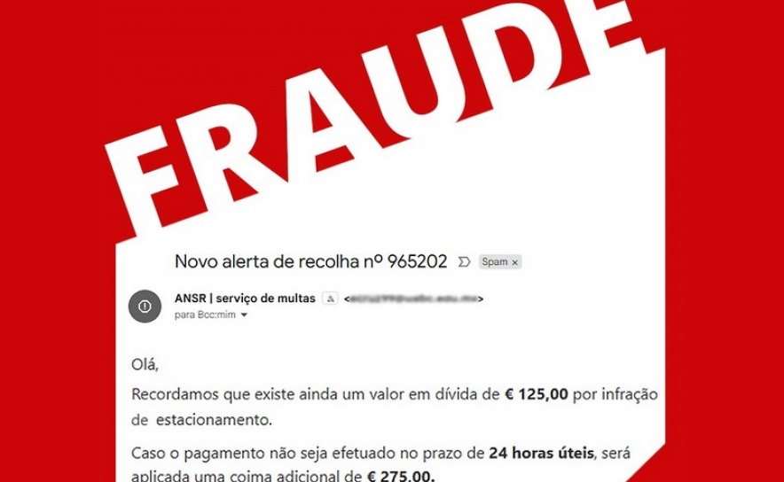 E-mails fraudulentos em nome da ANSR