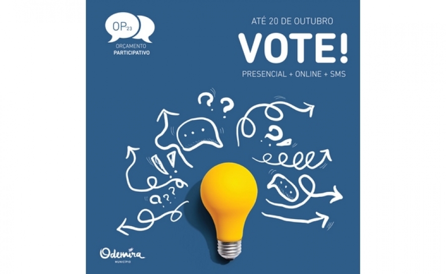 Orçamento Participativo de Odemira 2023 | POPULAÇÃO PODE VOTAR EM PROPOSTAS NO OP MUNICIPAL E DAS FREGUESIAS