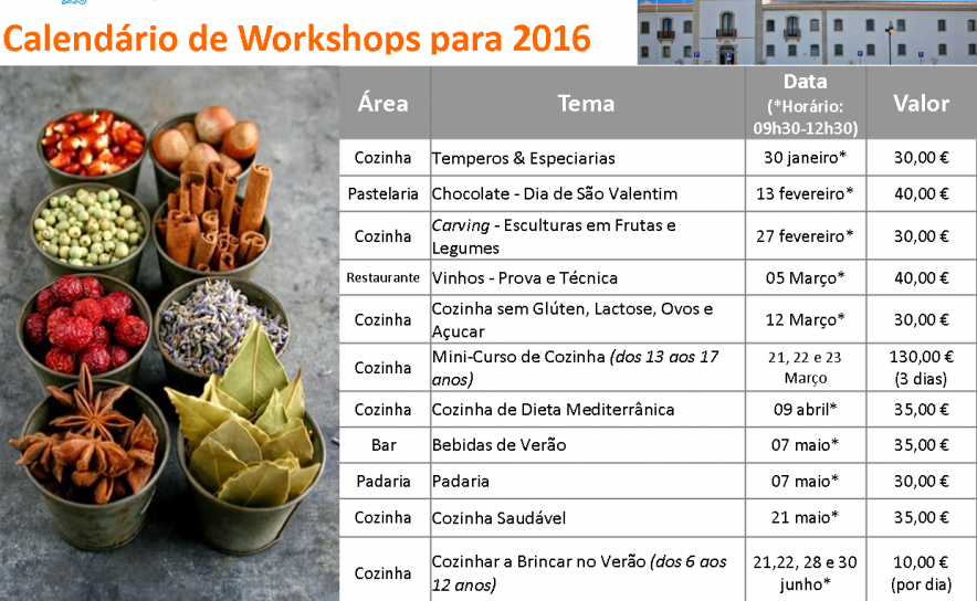 EHTA | Workshops para o início de 2016