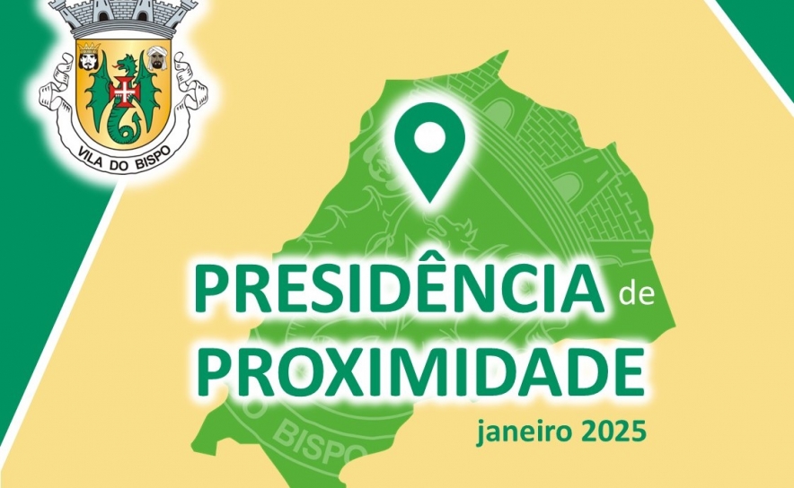 Vila do Bispo dá continuidade à iniciativa «Presidência de Proximidade» de 13 a 17 de janeiro