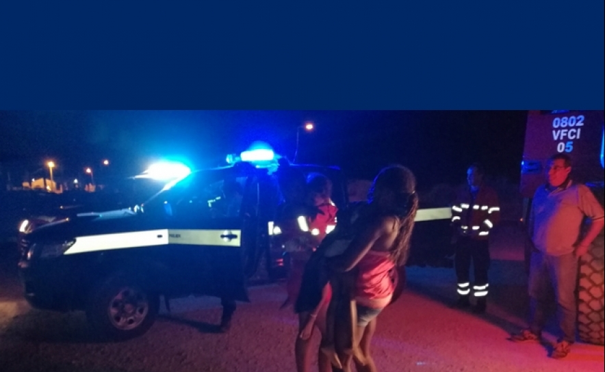 Resgate de família na Praia Grande - Ponta da Piedade
