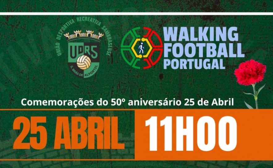 União Sambrasense celebra 50 anos de liberdade com 1º Encontro de Walking Football