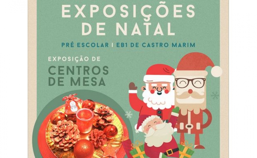 Mercado Local de Castro Marim acolhe exposição de Natal produzida pelos alunos do concelho