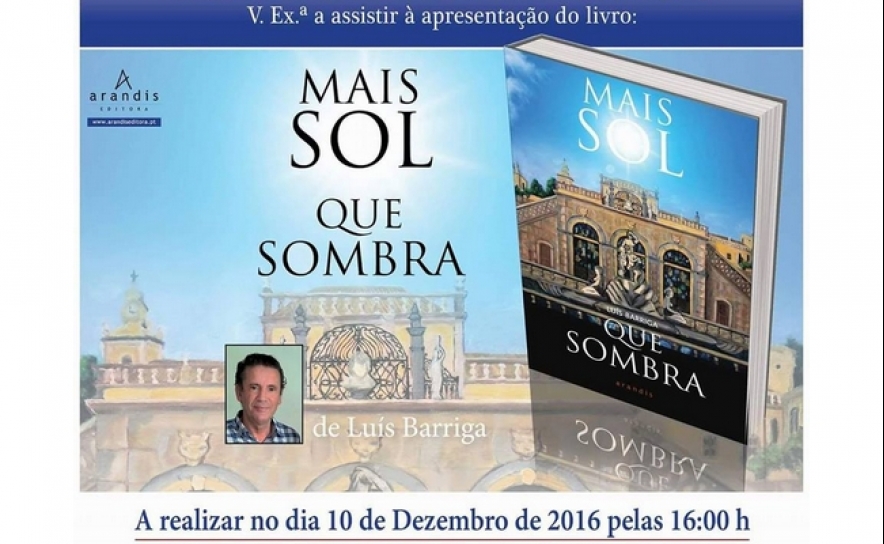 LUÍS BARRIGA APRESENTA O SEU SEGUNDO ROMANCE
