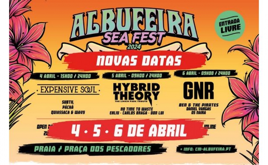 ALBUFEIRA SEAFEST ADIADO DEVIDO AO MAU TEMPO NOVAS DATAS 4,5 E 6 DE ABRIL