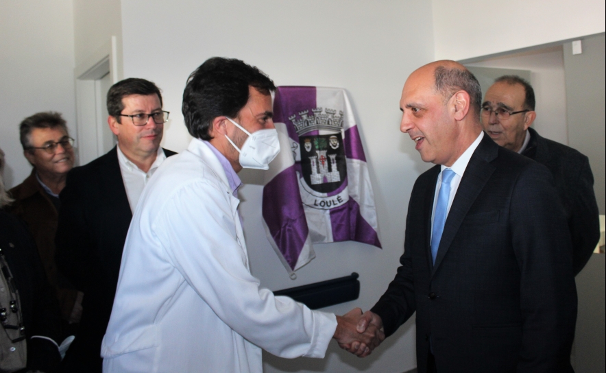 Ministro da Saúde visita UCSP Almancil    Foto: Nathalie Dias 