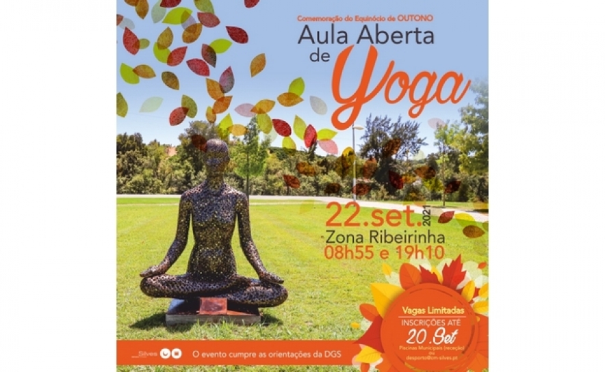 A 22 de setembro | SILVES DÁ AS BOAS VINDAS AO OUTONO COM AULA ABERTA DE YOGA