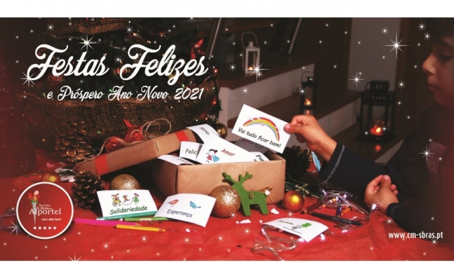 Município de São Brás de Alportel distribuiu Postal de Natal «2 em 1» para multiplicar as mensagens de esperança