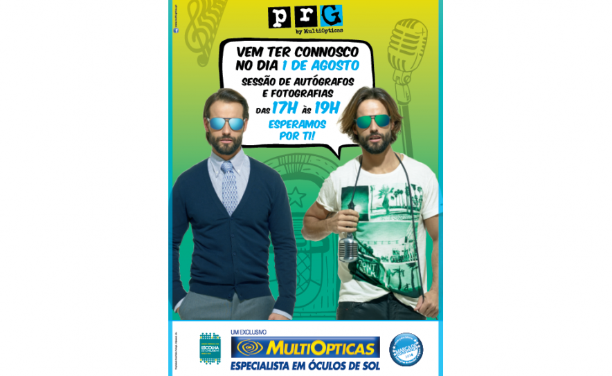 Loulé recebe, dia 1 de Agosto, Manos Guedes e TOUR PRG by MultiOpticas