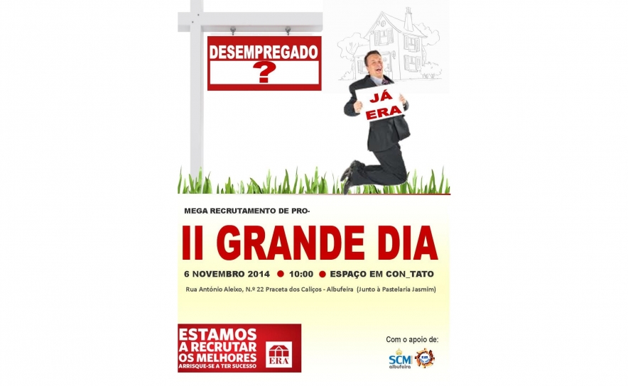 Recrutamento de Profissionais - II GRANDE DIA