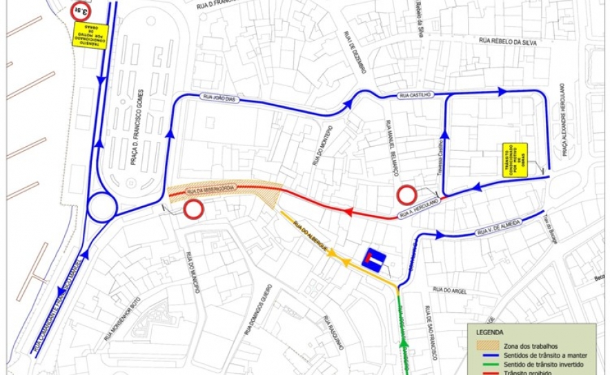Faro | Rua da Misericórdia encerrada a partir de 20 de maio
