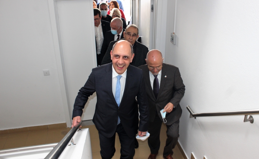 Ministro da Saúde visita UCSP Almancil    Foto: Nathalie Dias 