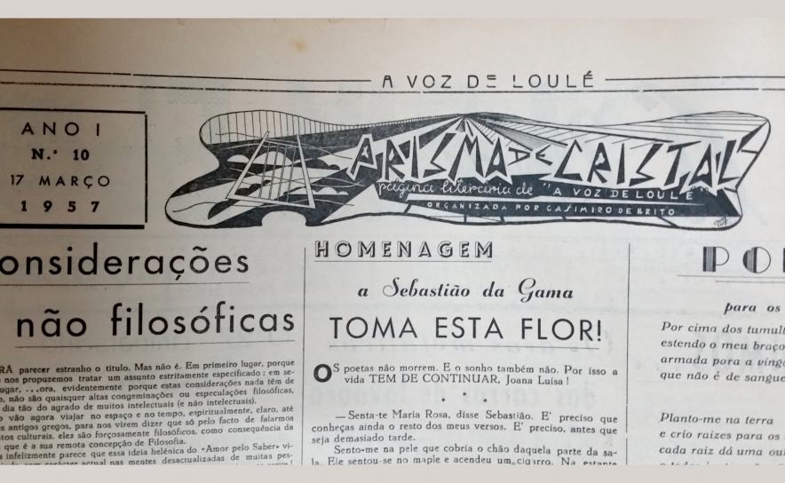 Autarquia pretende reeditar «Prisma de Cristal», publicada no jornal «A Voz de Loulé» na década de 50