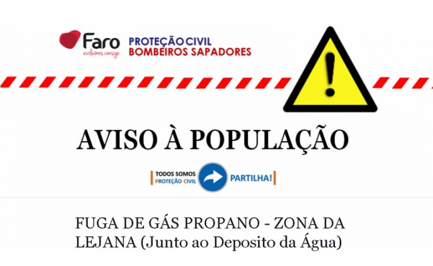 FUGA DE GÁS PROPANO - ZONA DA LEJANA FUGA DE GÁS PROPANO - ZONA DA LEJANA